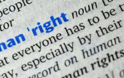 printed dictionary definition of human rights